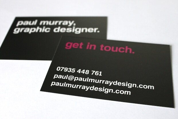 graphic designer business card